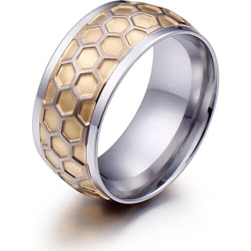 Jewelry Korean Fashion New Creative Jewelry Cool Personality Large Titanium Steel Mens and Womens Ring