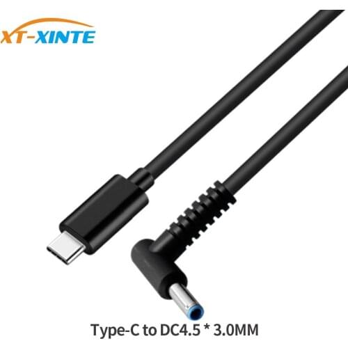 Laptop PD Charging Cable USB 3.1 TYPE-C Male to DC Male 65W Fast Charger Jack Adapter 1.5M Decoy Trigger for DELL HP Acer PC New