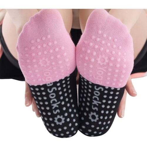 Women High Quality Bandage Yoga Socks Anti-Slip Quick-Dry Damping Pilates Ballet Socks For Men & Women Cartoon cat print Socks