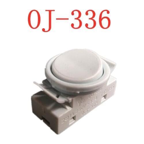 10pcs Panel button switch oj-336 two section white power switch oj-336