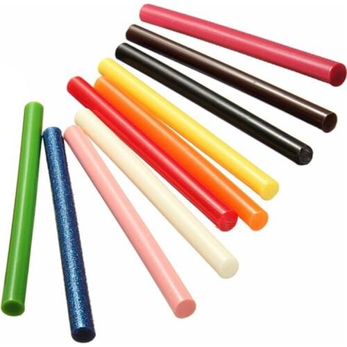 High Quality 10PCS 7mm Vintage Sealing Mix Glue Wax Stick Melting Gun Envelope Invitation Stamp 7 x 100mm Best Price