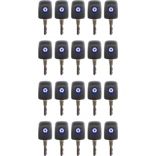 20 key For xugong For XCMG For liugong Loader 30E 40B 50C 50CN 855 859 Electric Lock Key