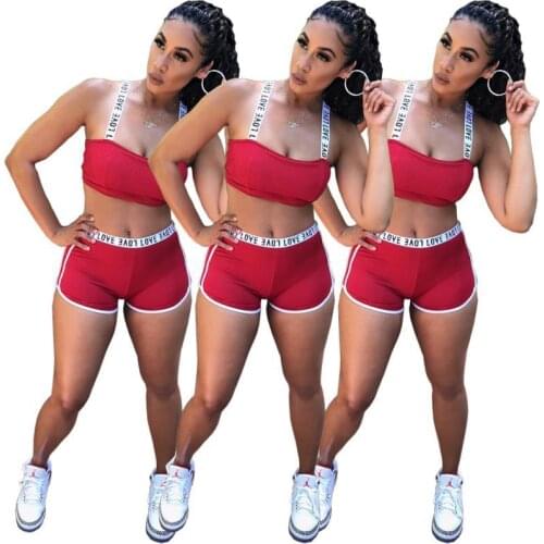 2020 Pole Dance Clothing Women Jazz Dance Costume Disfraz Club Red Vest Crop Top Pants 2pcs Hip Hop Clothes Sport Clothing 616