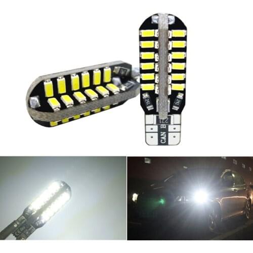 2x T10 W5W LED Clearance Light Marker Lamp Bulb For Ford Focus 2 3 Fiesta MK2 MK3 Mondeo MK4 Fusion Ranger