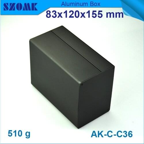 4 pcs/lot aluminum junction box housing electronics electronic box 83(H)x120(W)x155(L) mm Industrial used electronics goods