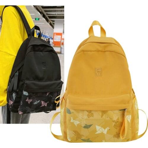 Teenager Girls School Bags For Women Black Casual Backpack High Capacity Anti Theft Travel Shoulder Bag Pink Waterproof Bagpack