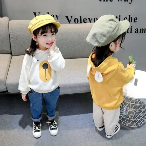 Baby girls boys spring autumn cotton clothes coats new childrens baby kids girls boys cute little bear Hooded Sweaters P4 128