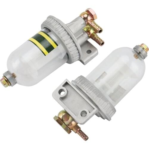 HOT CA141 Coarse Filter Fuel Water Separation Precipitator Cup with Drain Retrofit Fuel Filter with Connector