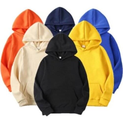 Quality Brand Men Hoodie 2021 Autumn Hip Hop Streetwear Men Pullover Sweatshirts Hoodies Mens Solid Color Hoodie Male