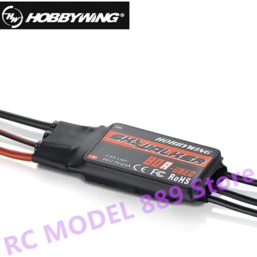 Hobbywing SkyWalker 20A 40A 50A 60A 80A RC Brushless ESC Speed Controller With UBEC