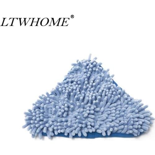 LTWHOME Washable Replacement Microfiber Steam Mop Pads Reusable Cloth Washable Microfiber Replacement Pads Fit H2O X5 Home Clean