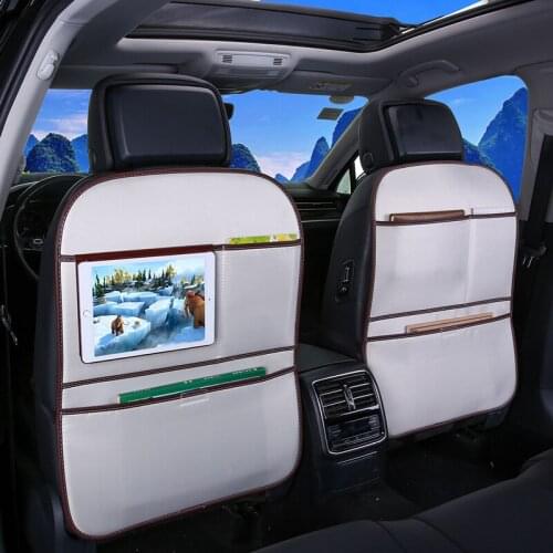 Multi-Function Car Organizer Seat Back Hanging Bag With Touch Screen Tablet Holder Storage Accessorie Interior Otomobil Aksesuar