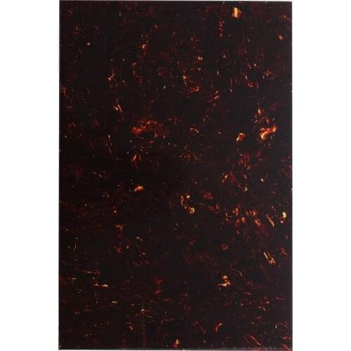 New Brown Red Tortoise Shell Guitar Bass Pickguard Blank Material Sheet 430x290x2.3mm Scratch Plate 4Ply For Pickguard DIY