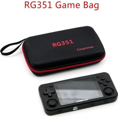 New Portable Game Console Storage Bag For RG351P RG350M Custom Storage Bag Hard Made Game Shell with Drop Resistance Game Kits
