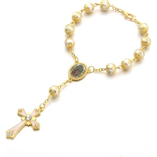 NEW arrive 10PCS/lot 8 mm Mixed glass pearl Bead Chain Bracelets