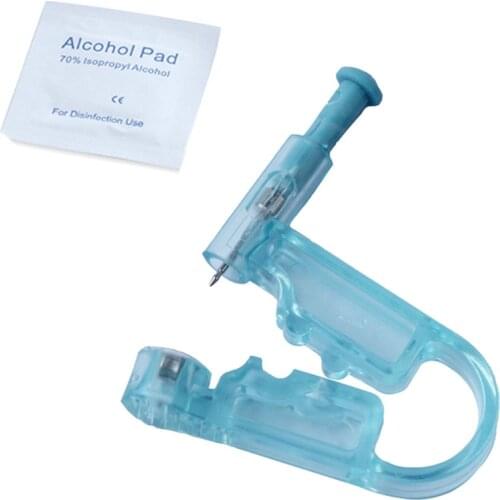 1PCS Disposable Safe Sterile Ear Piercing Gun No Pain Nose Stud Piercing Tool Body Pircing Maker Surgical Steel Medical Needle