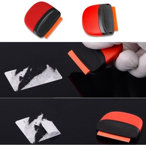 Portable Car Razor Scraper Plastic Blades Glue Sticker Remover with Plastic Blade Residue Adhesive Cleanig Tool