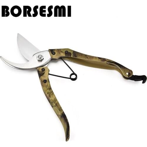 High quality multi function Garden shears Grafting Cutting stainless steel Repair tree branches scissors Garden Hand Tools