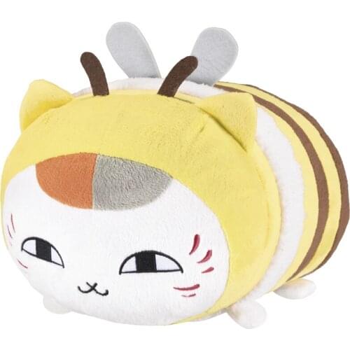Cute Anime Natsumes Book of Friends Natsume Yuujinchou Nyanko Sensei Cat laying Plush Stuffed Pillow Cushion Toy Doll Gift 30cm