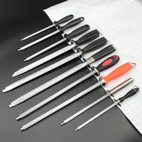 Knife sharpening rod Tungsten steel Black carbon steel kitchen gadgets Slaughterhouse butcher Ceramic knife sharpening rod