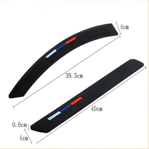 Car Wheel Eyebrow Protection Front Rear Body Bumper Protector Car Styling Accessories For ACURA mdx rdx tl tsx rl zdx integra