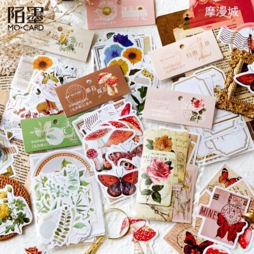 10set/lot Kawaii Stationery Stickers Flower House Story Series Scrapbooking Album Junk Journal Happy Planner Diary Stickers