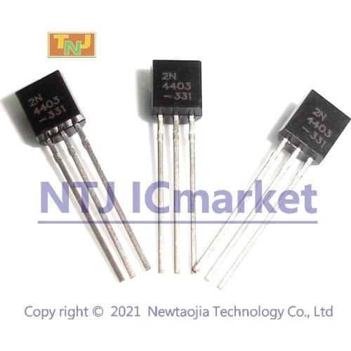 1000 PCS 2N4403 TO-92 PNP General Purpose Amplifier