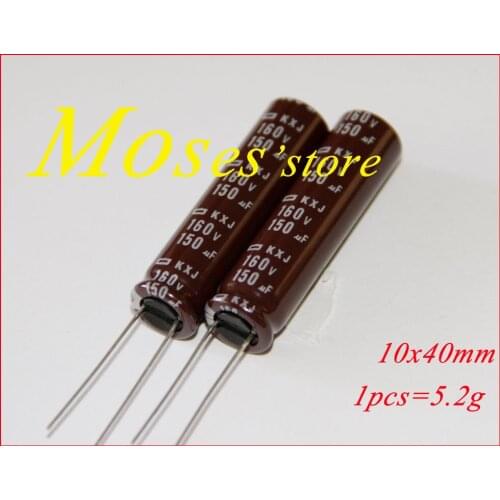 160v 150uf Japan High Quality 100% Original New NCC KXJ Capacitance Low ESR Audio Electrolytic Capacitor Radial 10x40mm +/- 20