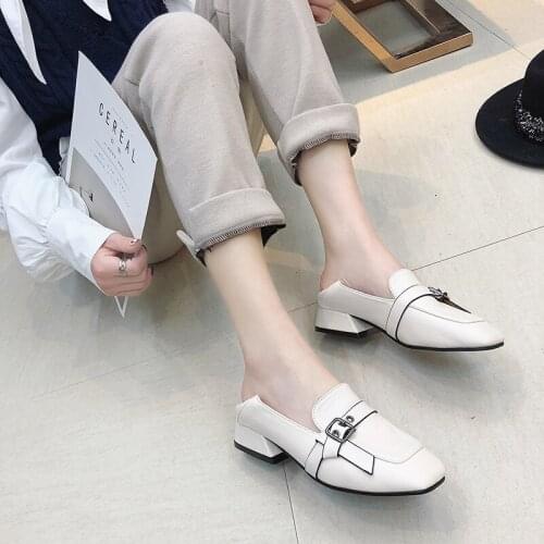 2020 Summer Women Loafers Slippers Fashion Chian Outdoor Decoration Flat Ladies Casual Mules Slides Women Shoes U19-42