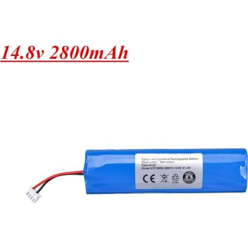 14.8v for Ecovacs Robot Vacuum Cleaner Sweeper DK33 DK35 DJ35 DJ36 DN55 DN56 DN520 14.8V 2800mAh Replacement battery 1pcs