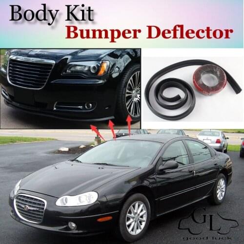 Bumper Lip Deflector Lips For Chrysler Concorde Front Spoiler Skirt For TopGear Friends to Car View Tuning / Body Kit / Strip