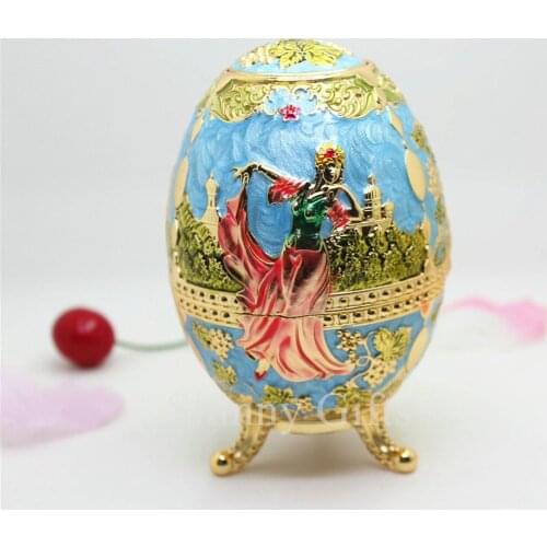 Shinny Gifts Metal Enamel Fashion Dancing Lady Design Toothpick Holder Art Metal Craft Home Decoration
