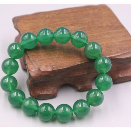 Grade A Red Agate Bracelet Width 12mm Round Bead Link Chain Diameter 55-60mm For Woman Man