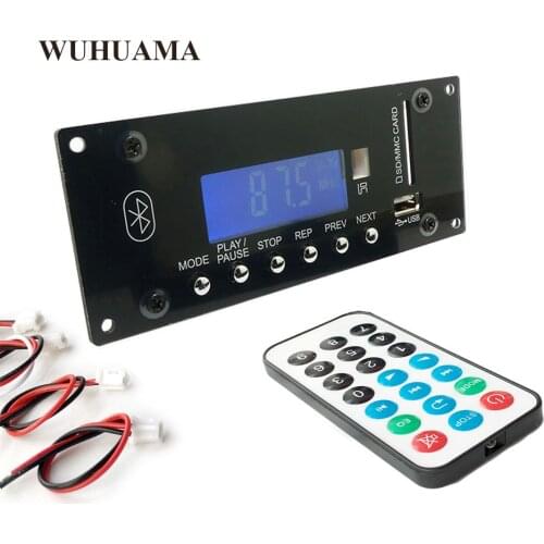 DC12V BT APP Control Bluetooth 4.0 MP3 Module Decoding Board SD MMC Card USB FM APE FLAC WAV WMA Decoder Board Blue LED