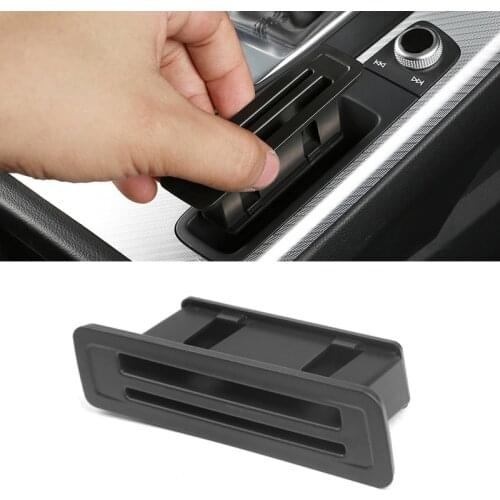 For Audi A4L / A5 2017 2018 Car Center Control Parking Credit Card Slot Storage Holder Cover