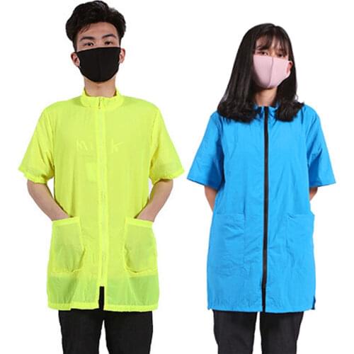 Pet Shop Uniform Anti-static Beautician Work Clothes Apron for Dog Cat Hairdressing Grooming Apron Beauty Robe Dress Gown