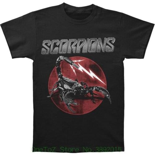 Tshirt O Neck Summer Personality Fashion Men T-Shirts Authentic Scorpions Band Jack Hard Rock T-Shirt S M L Xl 2Xl New