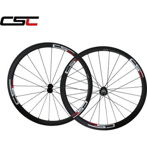CSC Only 1260g 25mm width U Shape Ceramic Bearing hub,38mm tubular carbon road bicycle wheels sapim cx ray
