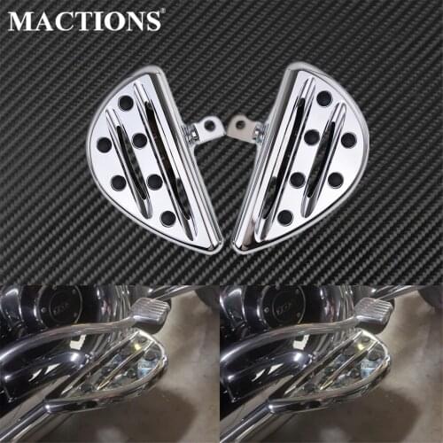 Motorcycle Chrome Passenger Floorboards Rear Foot Pegs Footrest For Harley Softail Heritage Touring Electra Glide Sportster Dyna