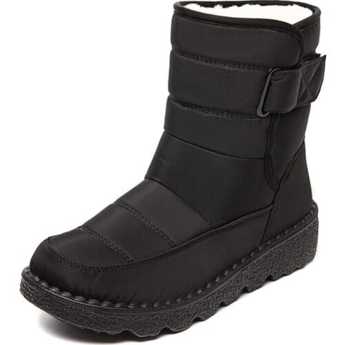 New Cotton shoes, Snow boots, womens High Tube Waterproof womens boots, cross-border high-top non-slip womens Boots