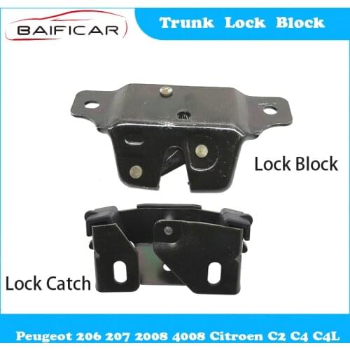 Baificar Brand New High Quality Trunk Lock Block Central Locking Latch for Peugeot 206 207 2008 4008 Citroen C2 C4 C4L