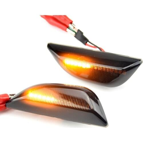 Pair LED Dynamic Side Marker Repeater Light Turn Signal Lights Lamp for Opel Mokka X Chevrolet Trax for Buick Encore 2013-2020