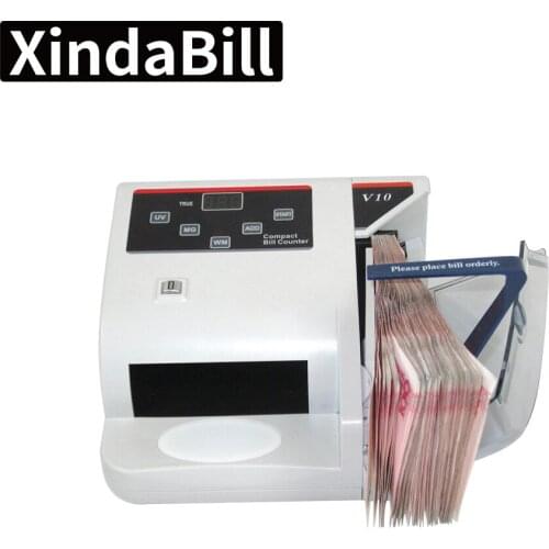 V10 Portable handy Money euro notes Counting Machine Fake Bankenotes Detection Money counter