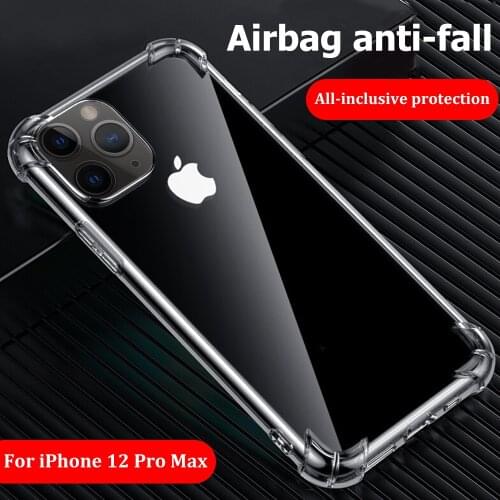 Clear Case For iPhone 12 11 13 Pro Max 13 Mini 12 TPU Anti Yellow Protective Transparent Cover For iPhone XS X XR 7 8 6 6S Plus