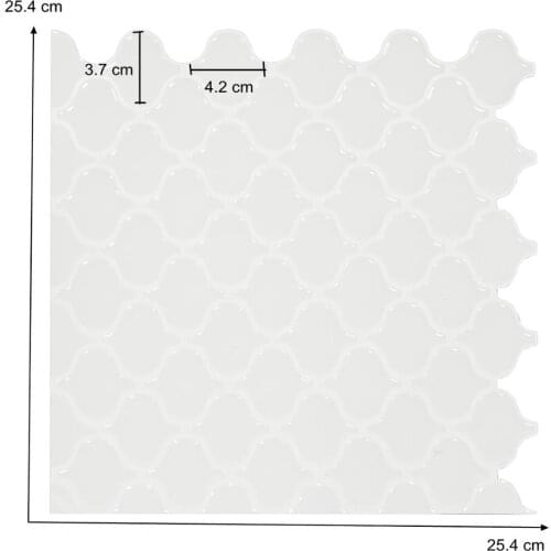 Home decor Self Adhesive Mosaci Wall Tiles Sticker 3D Effect Peel and Sticker Wall Tile Sticker