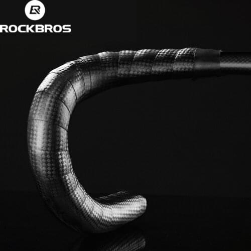 ROCKBROS Cycling Handle Belt Bike Bicycle Cork Sport Handlebar Bandage Wrap Bent Bar EVA Tape+2 Bar Plug Bicycle Accessories