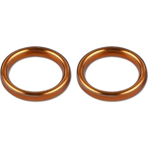 Exhaust Gaskets For Honda CB250 Nighthawk CRF230F CMX250C CB125S XR200R XR650L/R 2x Exhaust Muffler Pipe Gaskets