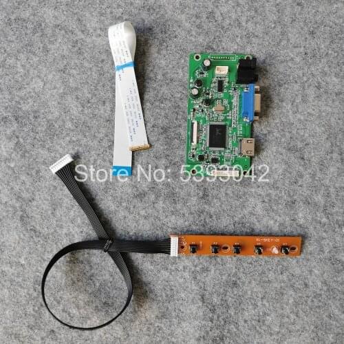 For M116NWR1 R7 M116NWR1 R8 1366*768 laptop LCD screen EDP 30Pins WLED 11.6" VGA monitor controller drive board DIY kit