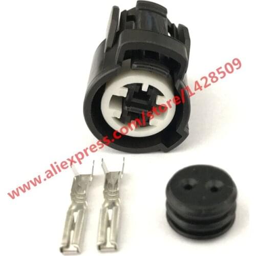 10 Sets 2 Pin Female 6189-0156 Oil Pressure Switch Knock Sensor Cooling Fluid Sensor Connector For Honda Acura VTEC