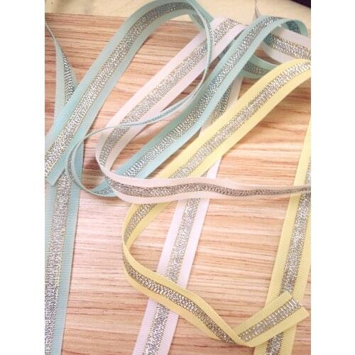 5 Meters/lot 1.5CM Width New Arrival Light Blue White Polyester Cloth Embroidery Lace Trim DIY Lace Fabric